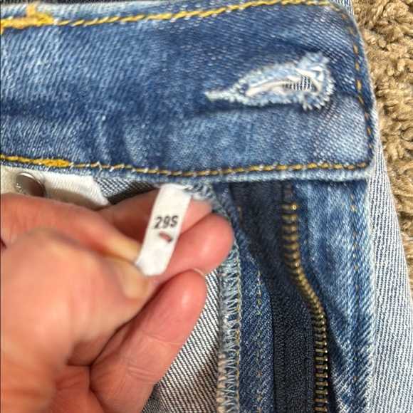 Gap Blue Light Wash High Rise Stride Wide-Leg Jeans SKU0330 - Picture 7 of 9